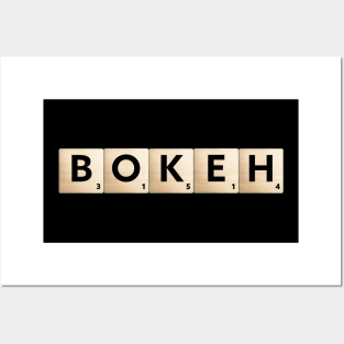 BOKEH Scrabble Posters and Art